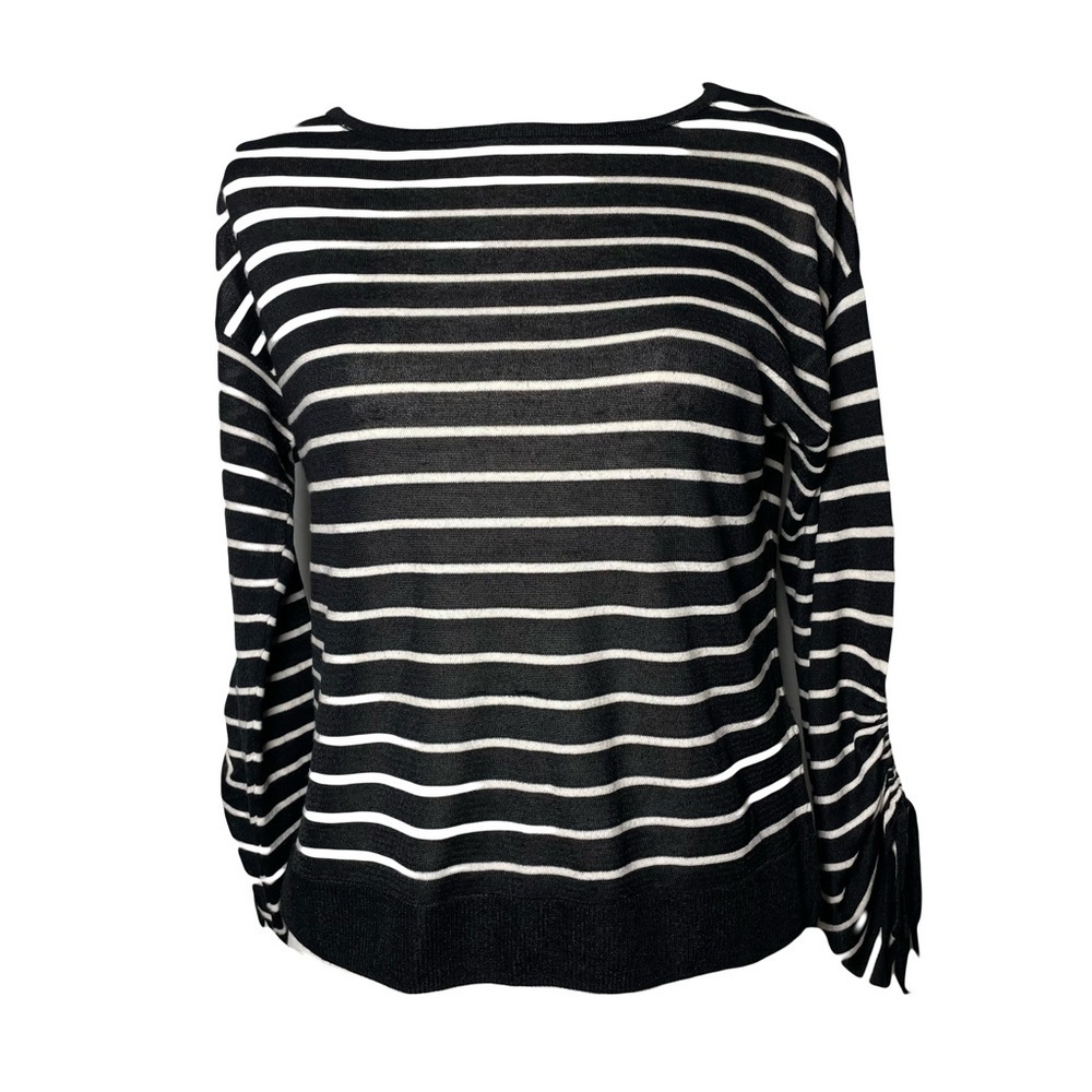 Massimo Dutti Lightweight Women’s Italian Knit Sweater Size XS Coastal Elegant